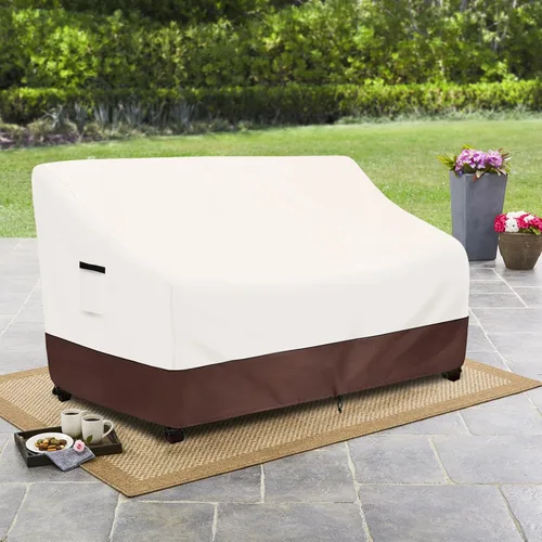 Miniatura 9 de Fundas para Sofá de Exterior, Funda para Sofá de Exterior de 58 Pulgadas, Funda Impermeable para Muebles de Patio, Fundas para Muebles para Asientos
