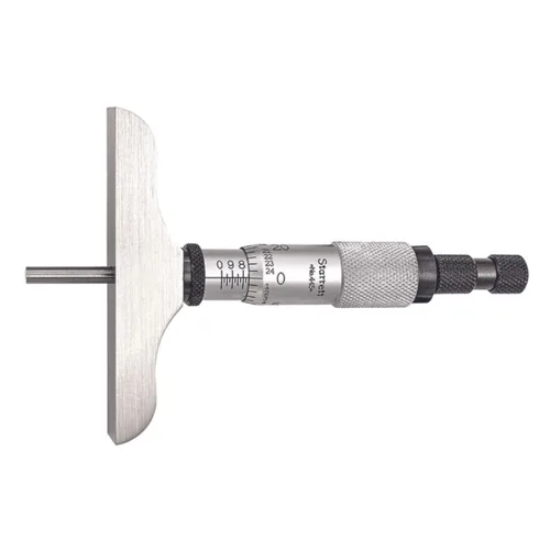 Miniatura 12 de Starrett 449 Profundímetros Vernier tipo micrómetro, pulgadas, 1