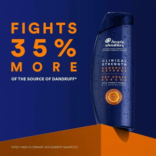 Miniatura 5 de Head & Shoulders Champú para la caspa, fuerza clínica, 14.2 oz (paquete de 3)