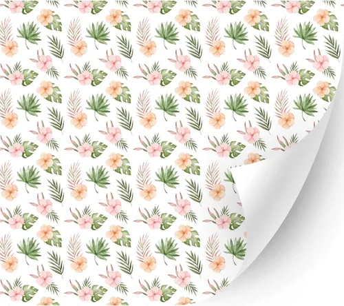 Miniatura 17 de HTV4U Vinilo de transferencia de calor con estampado floral (flor de acacia, 13.5 x 12 pulgadas), vinilo impreso para planchar, papel de prensa