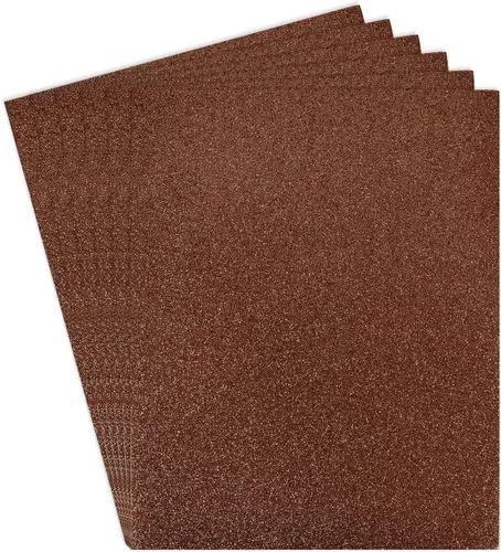 Miniatura 14 de Rebower Hojas de espuma EVA con purpurina, [para proyectos de artes y manualidades] – 11 x 8 pulgadas, 0.079 in de grosor/negro/6 piezas