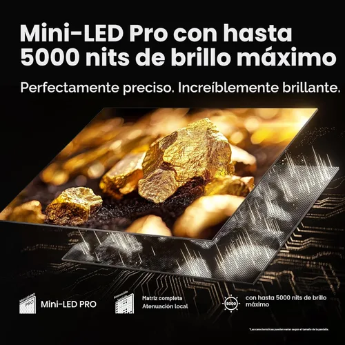 Miniatura 5 de Hisense 55" Clase U8 Mini-LED ULED 4K UHD Smart TV de Google (55U8QG, Modelo 2025) - QLED, 165Hz nativo, VRR 288, hasta LD5600, 5000 Nits, HDR10+