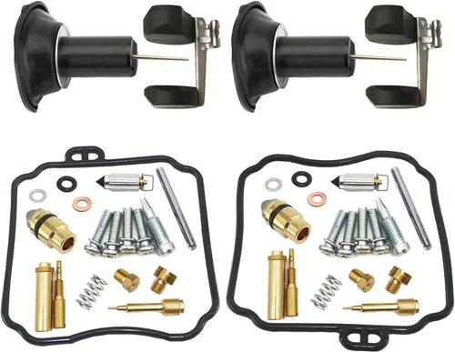 Juego de 2 unidades para Yamaha V Star 250 650/Virago 125 250/Route 66 XV125 XV250 XVS650 Kit de reparación de carburador Flotador