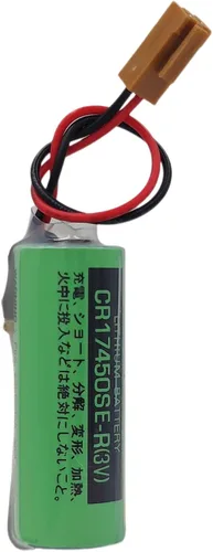 Miniatura 2 de (15 unidades) 3V 2500mAh CR17450SE-R PLC Batería de litio con enchufe para FANUC A98L-0031-0012 Sistema CNC no recargable