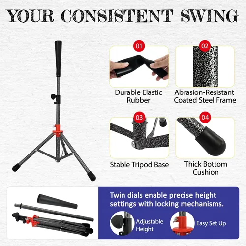 Miniatura 6 de Baseball Net，7x7ft Baseball Practice Net with Tee and Target, Large Pocket Sports net for Hitting/Batting/Pitching/Throwing,Scratch Resistant Base