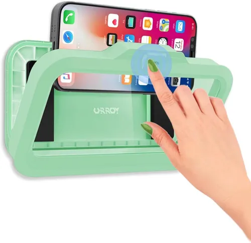 Miniatura 10 de URROY Soporte para Teléfono de Ducha Impermeable Funda para Teléfono de Ducha de Apertura con Un Toque Antivaho y Pantalla Táctil Sensible Soporte