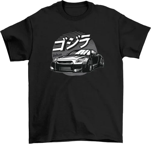 Miniatura 2 de GTR Skyline R32 R33 R34 R35 Import Camiseta de carreras japonesas Regalo de manga corta de coche de carreras para entusiastas del automóvil
