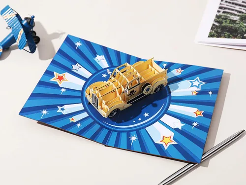 Miniatura 3 de Liif Tarjeta clásica para el día del padre, tarjeta desplegable en 3D, divertida tarjeta de cumpleaños para papá, hombres, marido, chef, él, abuelo