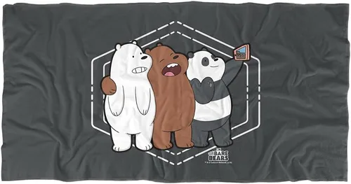 Miniatura 12 de LOGOVISION We Bare Bears Bear Stack - Toalla de playa con licencia oficial de 30 x 60 pulgadas Pila de osos
