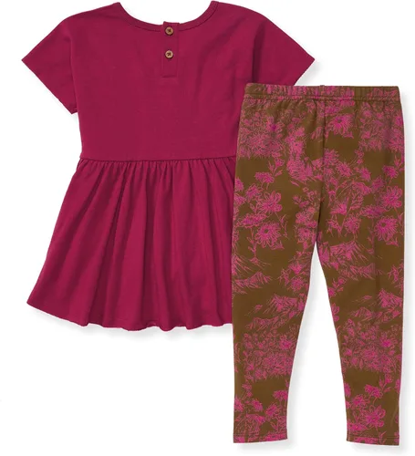 Miniatura 12 de Burt's Bees Baby Conjunto de camiseta y pantalón de manga corta para bebé, 100% algodón orgánico