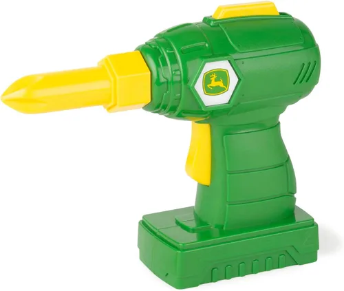 Miniatura 8 de BUILD-A-BUDDY John Deere Tractor de juguete y taladro de juguete - Juguetes STEM para desmontar para niños pequeños con 16 piezas individuales