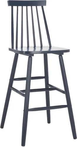 Miniatura 13 de Safavieh Home Collection Beaufort - Taburete de bar (30 pulgadas, 2 unidades), color negro