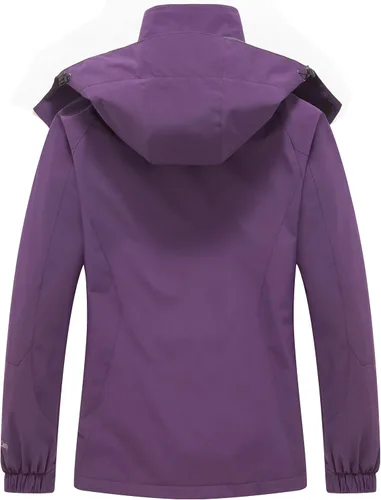 Miniatura 2 de Chaqueta de lluvia Diamond Candy para mujer con diseño para senderismo impermeable y ligera con capucha