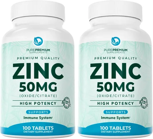 Miniatura 9 de PurePremium Zinc 50mg – Suplementos de zinc de apoyo inmunológico para hombres y mujeres – Vitamina citrato de zinc / óxido para adultos