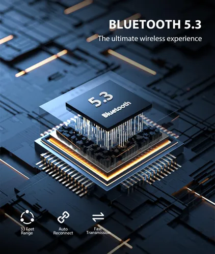 Miniatura 5 de COMSOON Adaptador Bluetooth AUX para Coche, [Pantalla LED] Receptor Bluetooth 5.3 para Altavoz/Estéreo Doméstico/Auriculares con Cable, Receptor