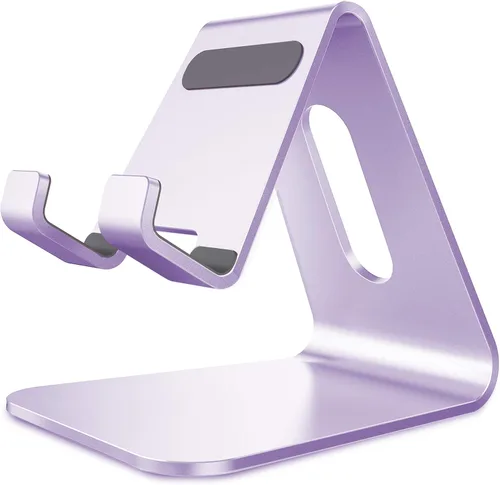 CreaDream Soporte para teléfono celular, cuna, soporte, soporte de escritorio de aluminio compatible con Switch, todos los teléfonos inteligentes,