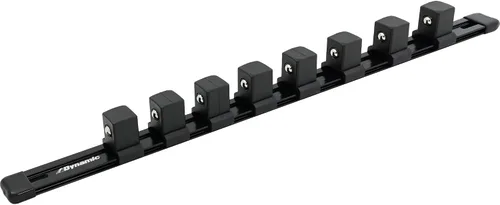 Dynamic Riel organizador de enchufes de aluminio, personalizable, duradero, compatible con la mayoría de enchufes cromados y de impacto (unidad de