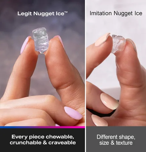 Miniatura 5 de GE Profile Opal 2.0 con tanque de 0.75 galones, máquina de hielo en cubitos tipo nugget masticable y crujiente para encimera, cuchara incluida, 38