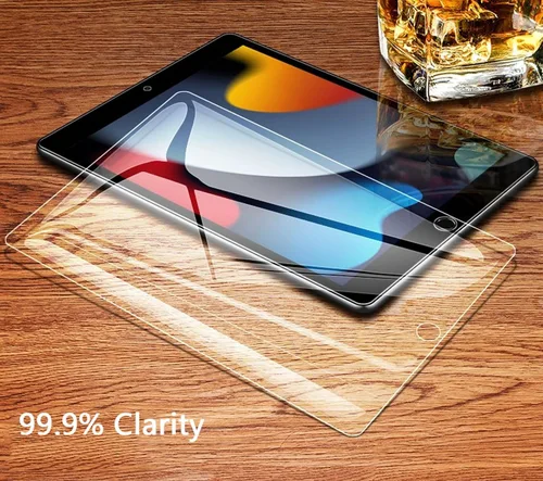 Miniatura 3 de Paquete de 2 protectores de pantalla para iPad de 9ª, 8ª, 7ª generación de 10.2 pulgadas, película de vidrio templado para iPad 9, 8, 7