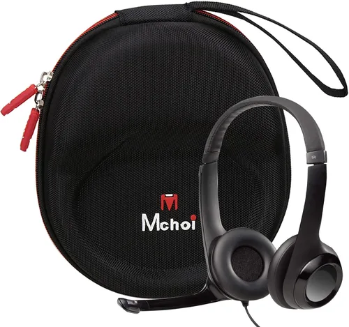Miniatura 5 de Mchoi Funda rígida compatible con auriculares Logitech H390 / Logitech Zone 301 con cable, solo funda