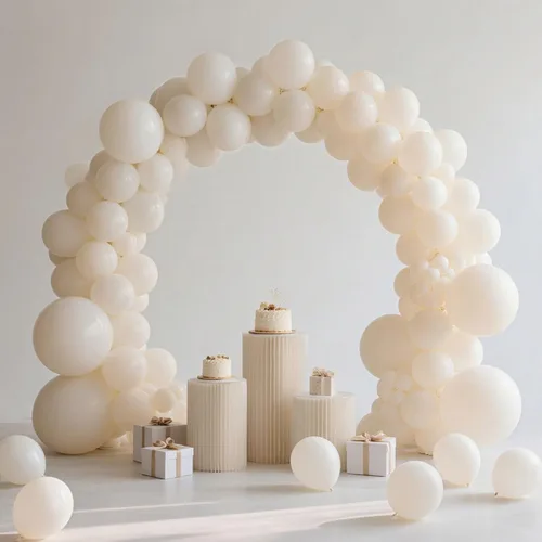 Miniatura 12 de Globo negro, 145 globos de látex negro de alta calidad, kit de arco de diferentes tamaños de 18, 12, 10, 5 pulgadas, kit de arco de guirnalda