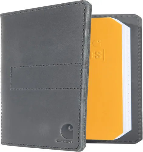 Miniatura 2 de Carhartt Carteras de cuero Craftsman para hombre, disponibles en varios estilos y colores, color negro (cuaderno)