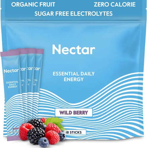 Miniatura 12 de Nectar Energy Booster - Cafeína Orgánica, B12 y Electrolitos - Sin Azúcar y Cero Calorías – Café Saludable, Bebida Energética y Alternativa a