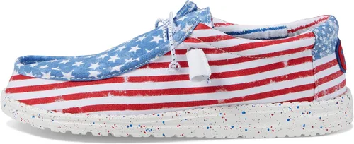 Hey Dude Wally Sox Funk - Zapatos tipo mocasín para hombre en varios colores y tallas, cómodos y ligeros