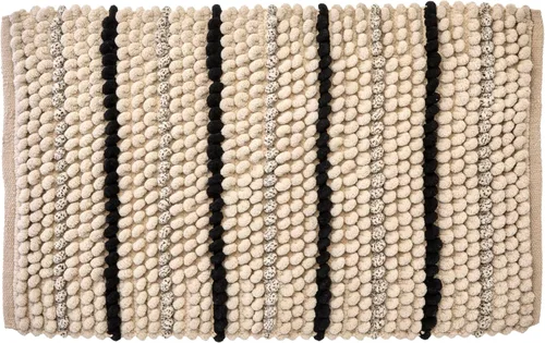Miniatura 21 de SKL Home Nador Jacquard - Toalla de baño, color negro