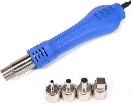 Miniatura 4 de YIHUA Paquete de estación de fuente de alimentación y retrabajo profesional de soldadura 853D 3A USB con boquillas de aire caliente #2300