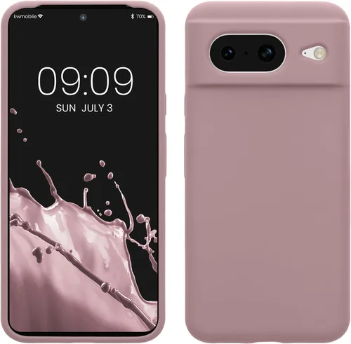 Miniatura 18 de kwmobile Funda compatible con Google Pixel 7 - Funda de silicona TPU con acabado suave - Piedra antigua