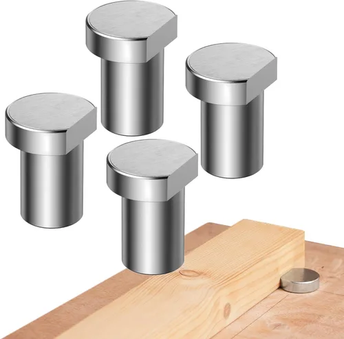 DAYDOOR MFT - Abrazadera de banco para perro, tope de mesa de acero inoxidable para agujero de perro de 3/4 pulgadas, topes de freno de clavija de