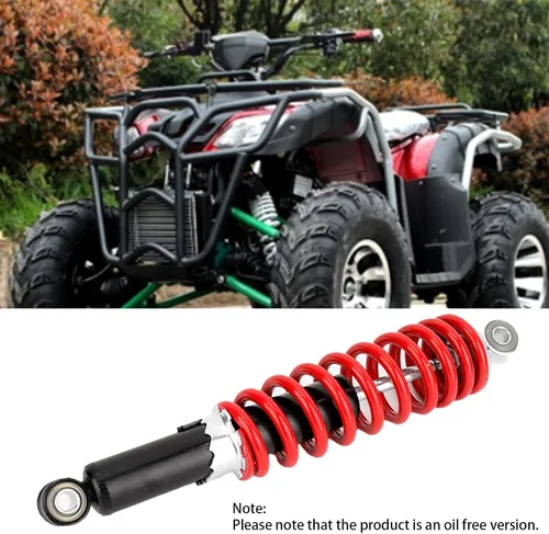 Miniatura 5 de Amortiguador de suspensión de puntal delantero de 12.008 in para scooter de kart de bicicleta cuádruple, cuerpo de aleación de aluminio, orificio
