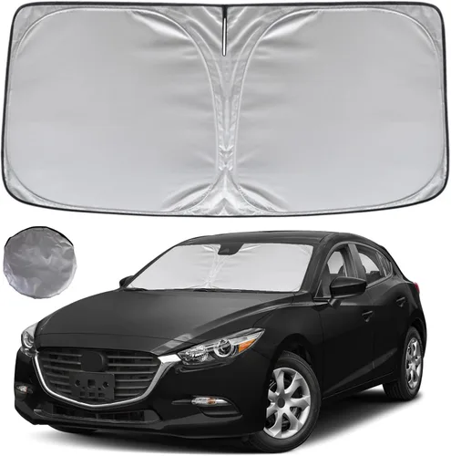 Miniatura 64 de KAYZT Parasol para parabrisas para Honda Civic 2022-2025 11.ª generación, parasol plegable para ventana delantera, accesorios de ajuste personalizado