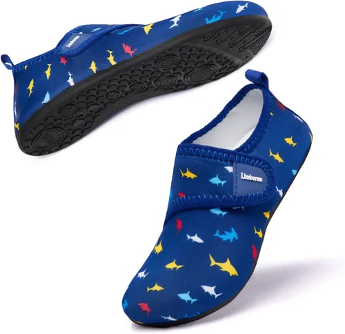 Miniatura 6 de Limberun Zapatos de agua para niños y niñas, zapatos deportivos acuáticos de secado rápido, ligeros, para piscina, playa, antideslizantes