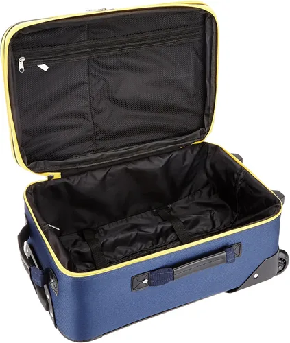 Miniatura 5 de Rockland juego de 4 piezas de valijas con ruedas y bolsas para viaje, Marino), F32-NAVY