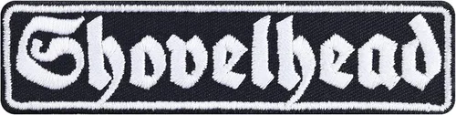 Shovelhead - Parches bordados para planchar para motociclistas, motociclistas, diseño de motor de pala para coser en apliques, insignias para jeans,