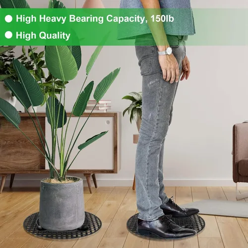 Miniatura 4 de 12 elevadores de plantas de 12 pulgadas para macetas de interior, soportes de plantas resistentes, elevador de macetas a nivel de planta