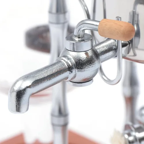 Miniatura 3 de Family Balance - Cafetera sifón con sifón, diseño elegante de estilo retro (dorado)