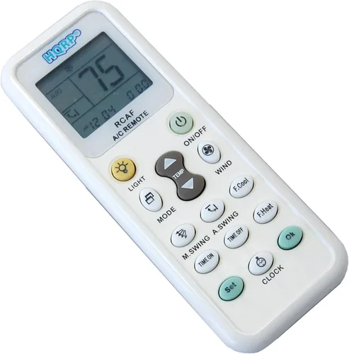 Miniatura 2 de HQRP Mando a distancia universal A/C compatible con LG Hitachi Haier Panasonic Sharp Samsung Fujitsu Gree Guangda Guqiao Helton Hemilton Hicon