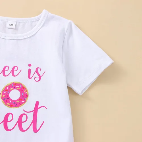 Miniatura 29 de Conjunto de ropa de cumpleaños para bebé niña pequeña, camiseta de manga larga, pantalones de campana, diadema