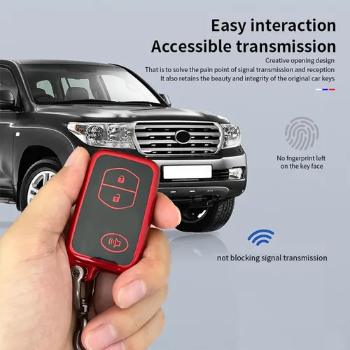 Miniatura 6 de para llavero Toyota Estructura de control remoto Compatible con Toyota Camry Avalon Corolla Highlander Prius RAV4 Venza Smart Key