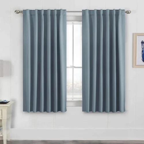 Miniatura 95 de H.VERSAILTEX Cortinas opacas con aislamiento térmico, paneles de tratamiento de ventana, cortinas opacas para oscurecer la habitación, cortinas Gris