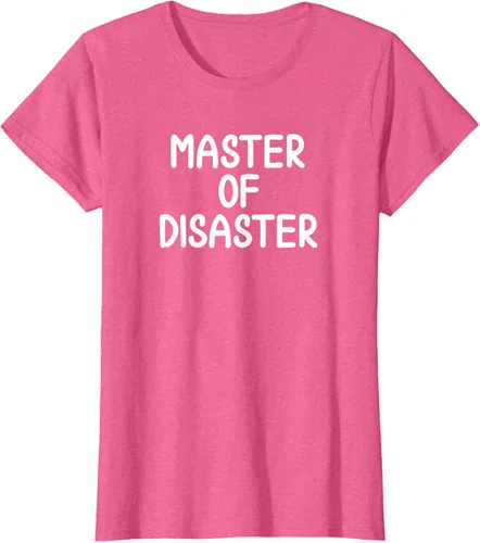 Miniatura 19 de Camiseta divertida con texto en inglés "Master Of Disaster