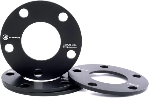 Miniatura 9 de Separadores de rueda Hubcentric negros 5x100 de 1/2 pulgada (12mm) con 56.1mm de diámetro de buje, compatibles con Subaru de 5 pernos para Impreza