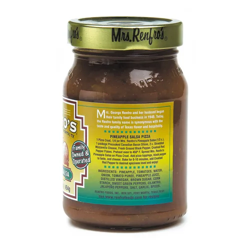 Miniatura 3 de Mrs. Renfro's Salsa de piña - Sin gluten (frascos de 16 onzas, paquete de 4)