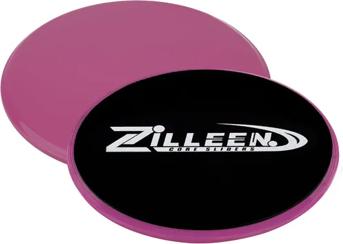 Miniatura 10 de Zilleen Deslizadores de Ejercicio para Entrenamiento Discos de Fitness para Pilates para Mujeres y Hombres, Paquete de 2