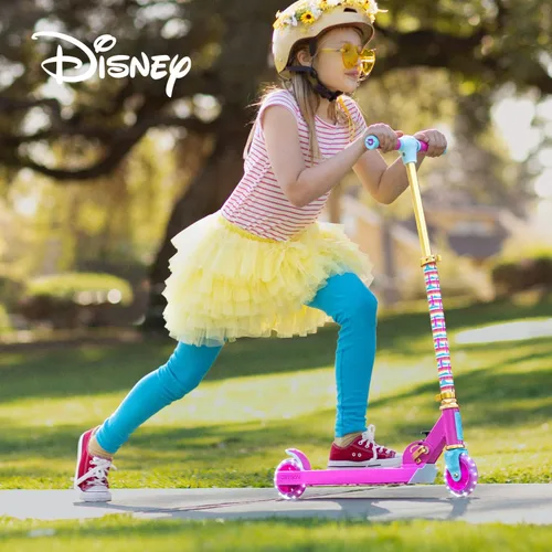 Miniatura 2 de Jetson Character Kids Kick Scooter, luces LED en vástago y ruedas iluminadas, marco ligero, manubrio ajustable en altura, sistema de inclinación