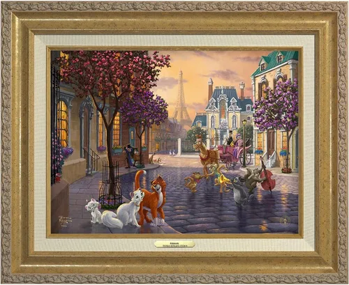Miniatura 13 de Thomas Kinkade Estudios Disney The Aristocats - Impresión artística (11 x 14 pulgadas)