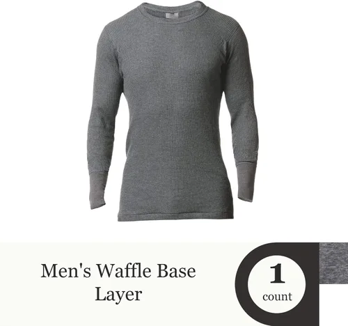 Miniatura 4 de Stanfield's Camisa de manga larga de punto gofre para hombre